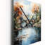 Horloge murale moderne avec paysage beige-99629557