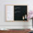 Thomas Martha Stewart Magnetic Weekly Calendar Dry Erase Board and Chalk Board with Liquid Chalk Marker-89798331
