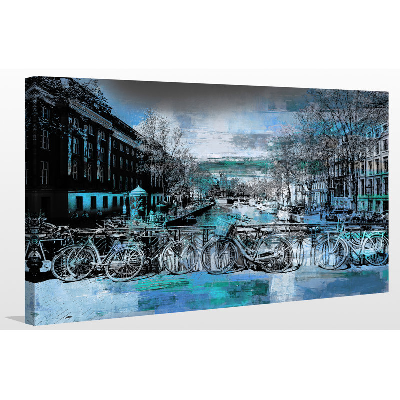 « amsterdam iv », reproduction d’impression sur toile tendue, H 18 po x l 30 po