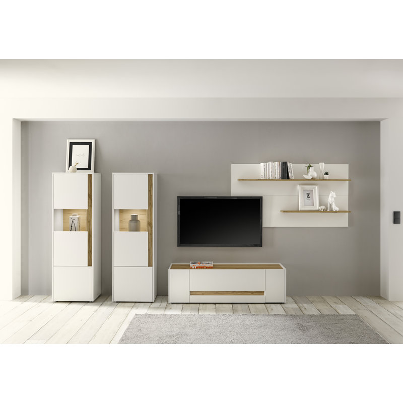 Alexix Unfinished Entertainment Centre for TVs up to 65", White