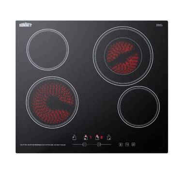  Summit SEL05 Electric Cooktop, Bisque : Appliances