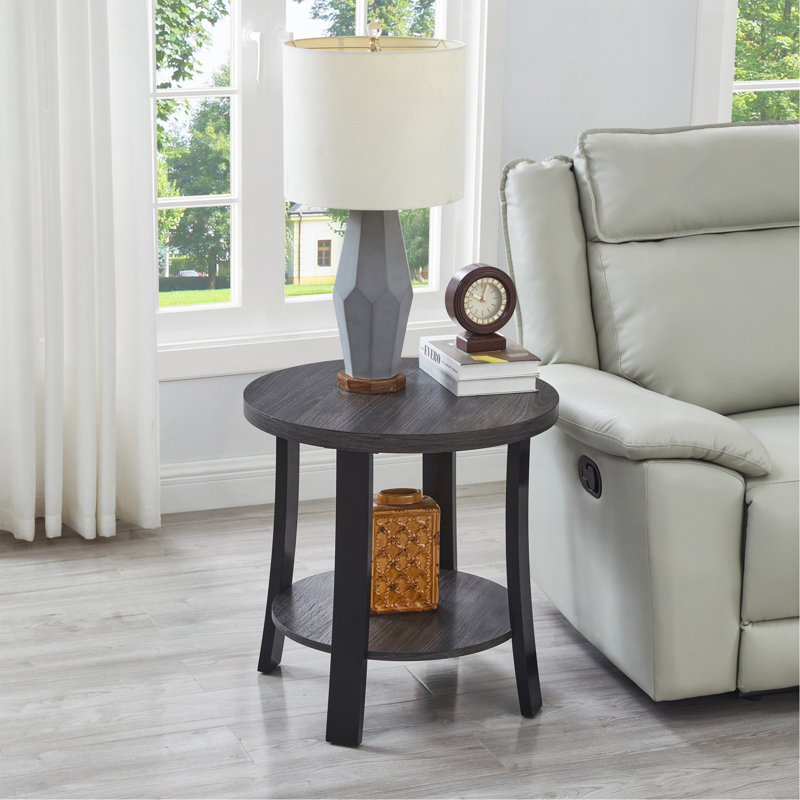 Ensemble de tables basses 3 pièces Contemporary, Gris anthracite