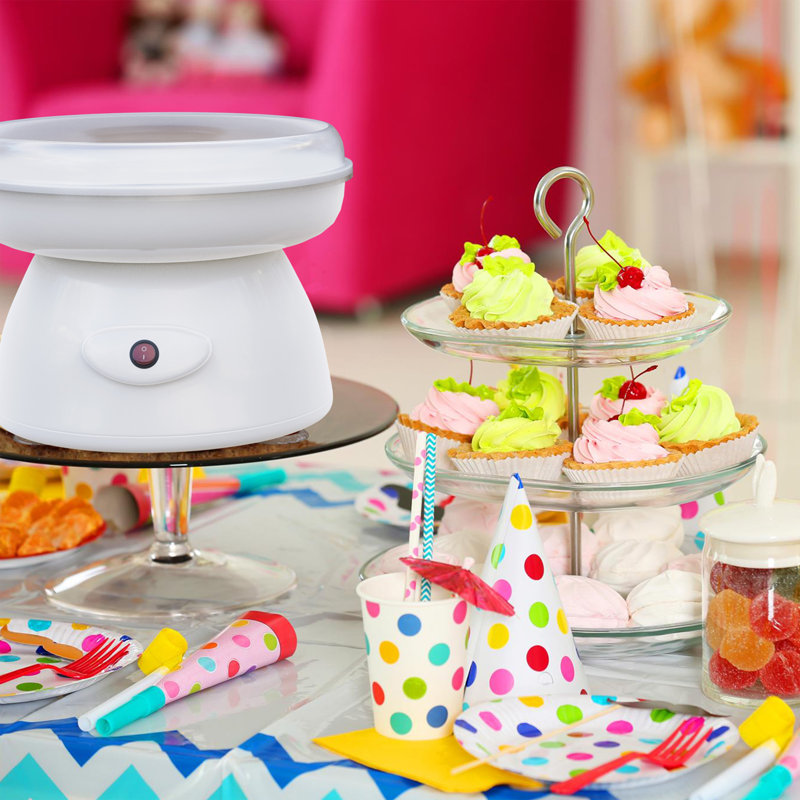 Chef Buddy Cotton Candy Machine - Includes Scoop and 10 Sticks