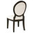 Dark Cocoa 5-piece Round Dining Table Set