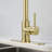 Kitchen Faucet With Pull Down Sprayer-119337312