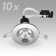 Acker 8.7cm Recessed Lighting Kit