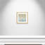 Bouleau aqua doux - peinture encadrée-60126482-60126492