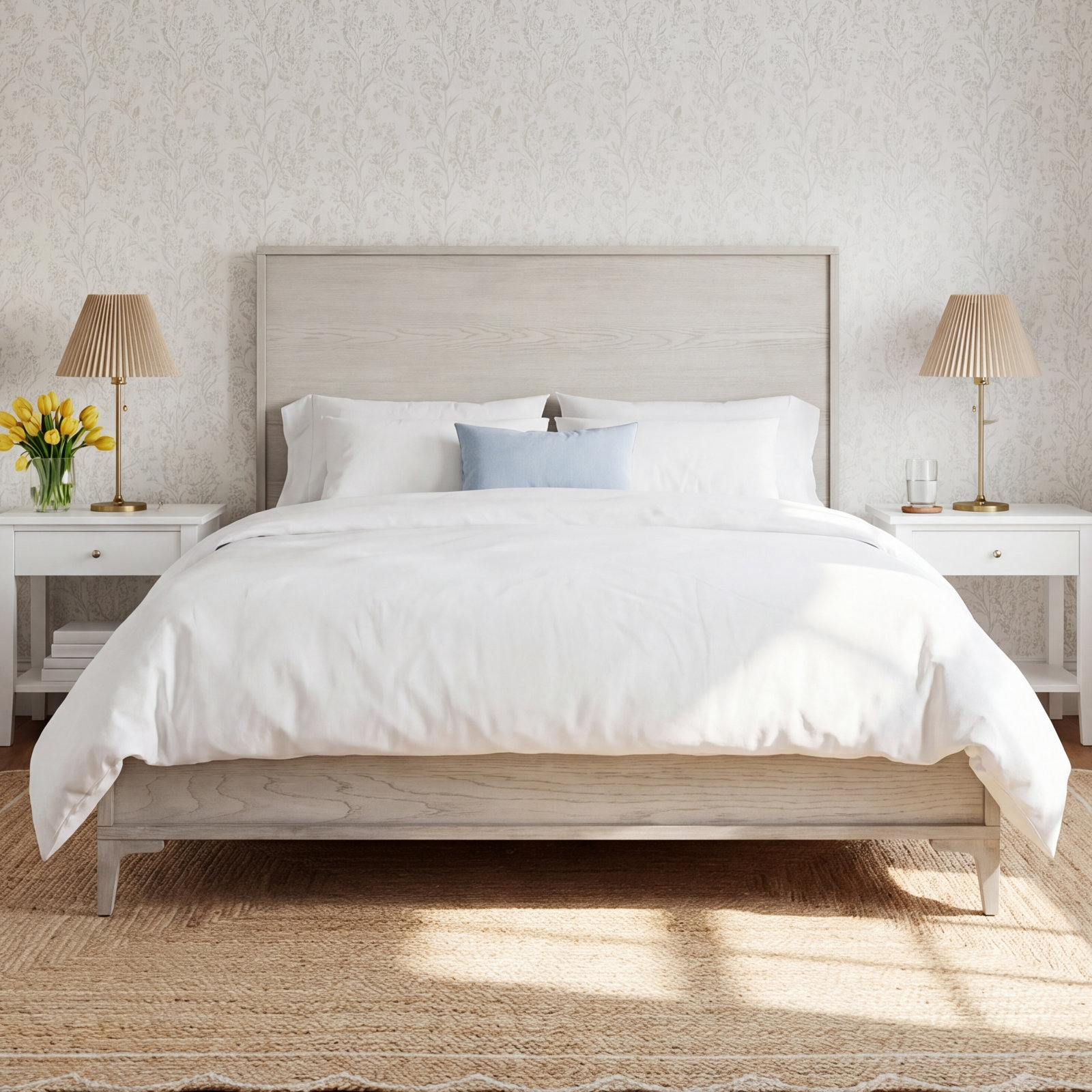 Elaiya Oak Bed, King
