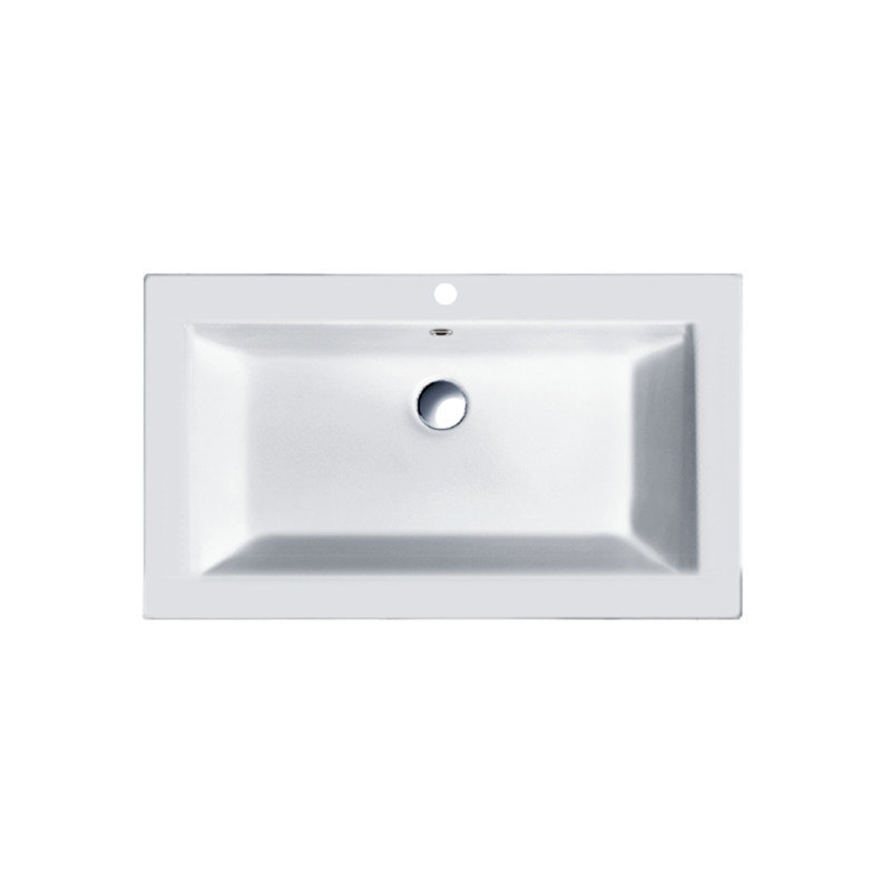 Lavabo de salle de bain rectangulaire Star, Simple
