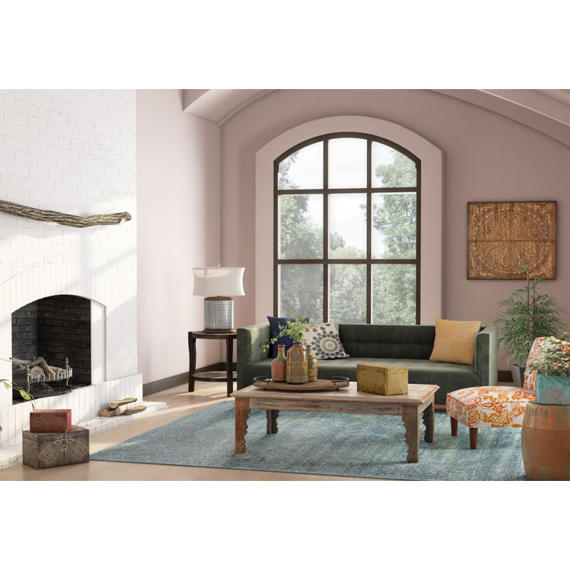 Goodfellow Oriental Turquoise/Blue Area Rug, Rectangle 2' x 3'