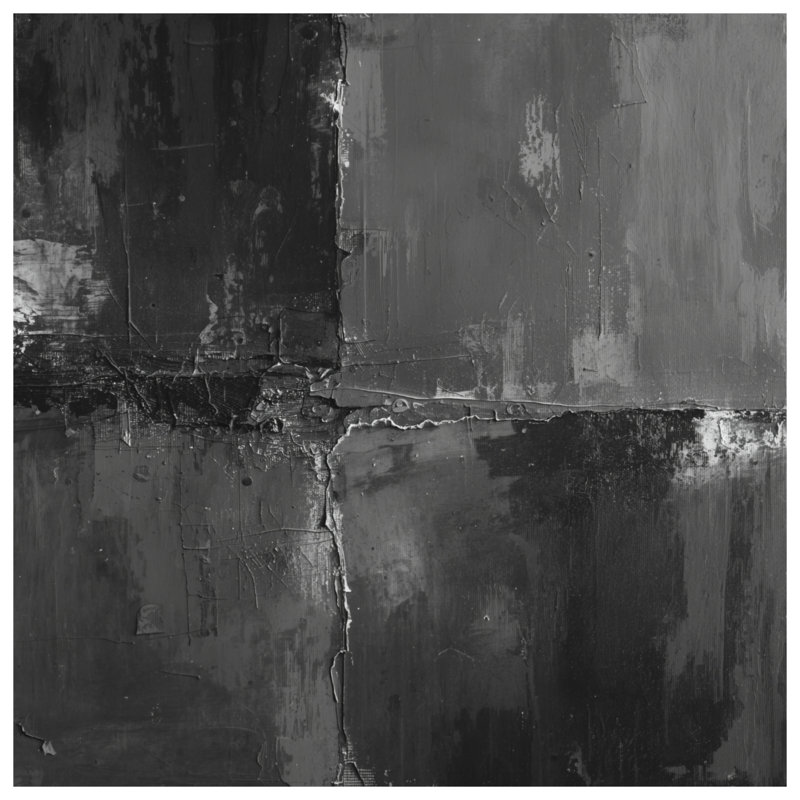 Tapis de bain abstrait texturé monochrome, L 34 po x L 21 po