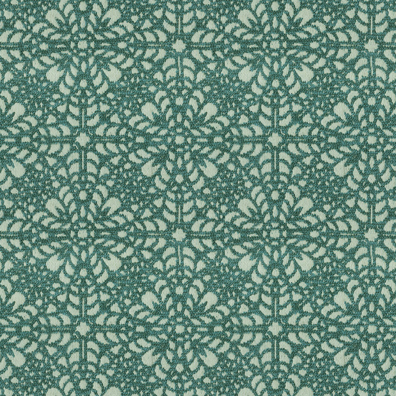 Tissu Abbeyshea Marcus Boucle par The Yard, Turquoise