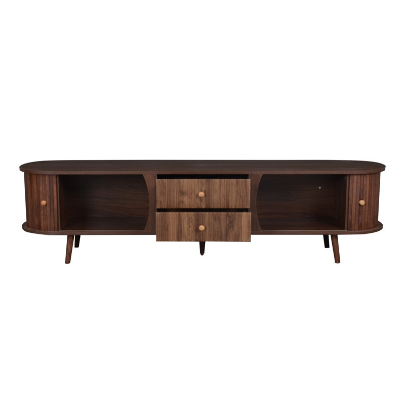 Meuble télé 70 po Mid-Century Modern