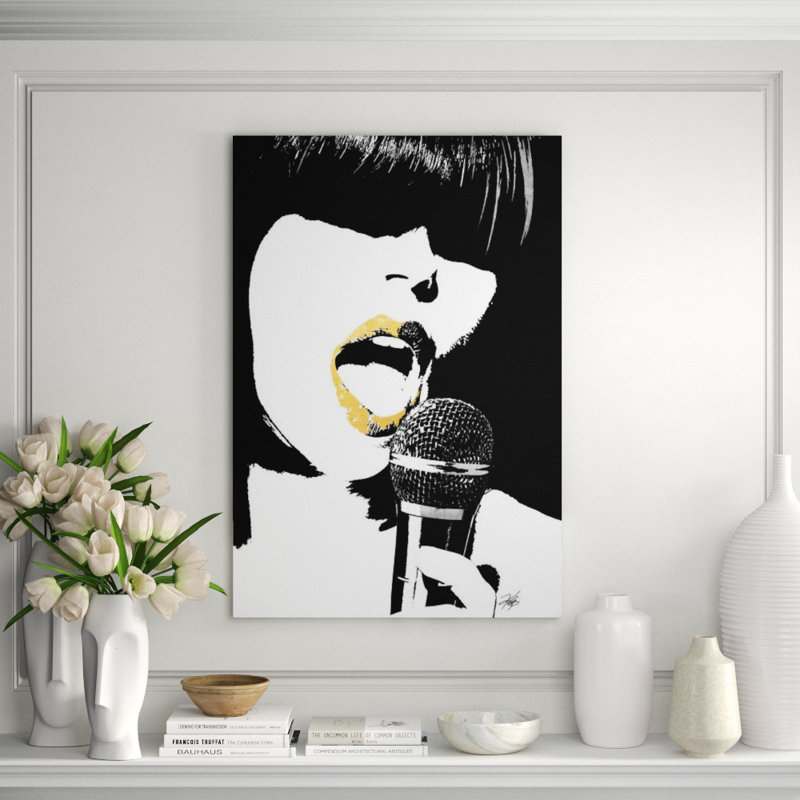 Glam Rock VI Print by Kelli Ellis, Glass Coat, 58" H x 40" W