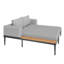 150cm Long Double Chaise with Cushions