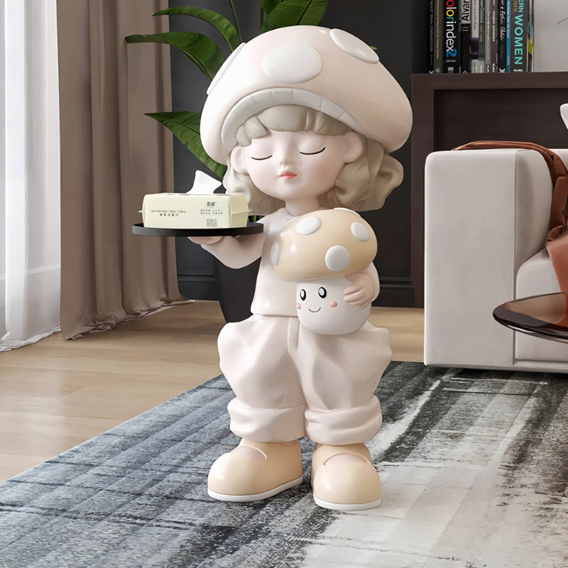 Figurine 29,53 "en forme de pêche en résine, H 29,53 po x l 15,75 po x P 15,75 po