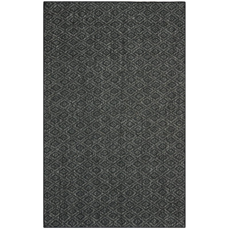 Tapis géométrique en sisal tissé jacquard Duvid Pab400, Rectangle 8 pi x 10 pi