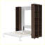 Lit escamotable moderne avec portes de rangement-1969235312