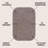 Longe Modern Minimalist Radius Corner Solid Light Brown Indoor/Outdoor Rug-578321888