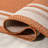 James Modern Border Stripe Orange/Cream Indoor/Outdoor Rug-1760830196