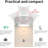 Modern Led Plug In Wall Sconce, Dimmable Wall Light Fixtures With Shelf And Usb Port, 6w,600lm, Rotatable Small Reading Wall Lamp For Bedroom