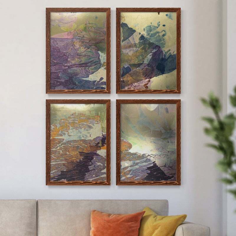 Toile encadrée de qualité supérieure Monet's Landscape V - Prêt à accrocher, Érable, H 20 po x l 68 po x P 1,5 po