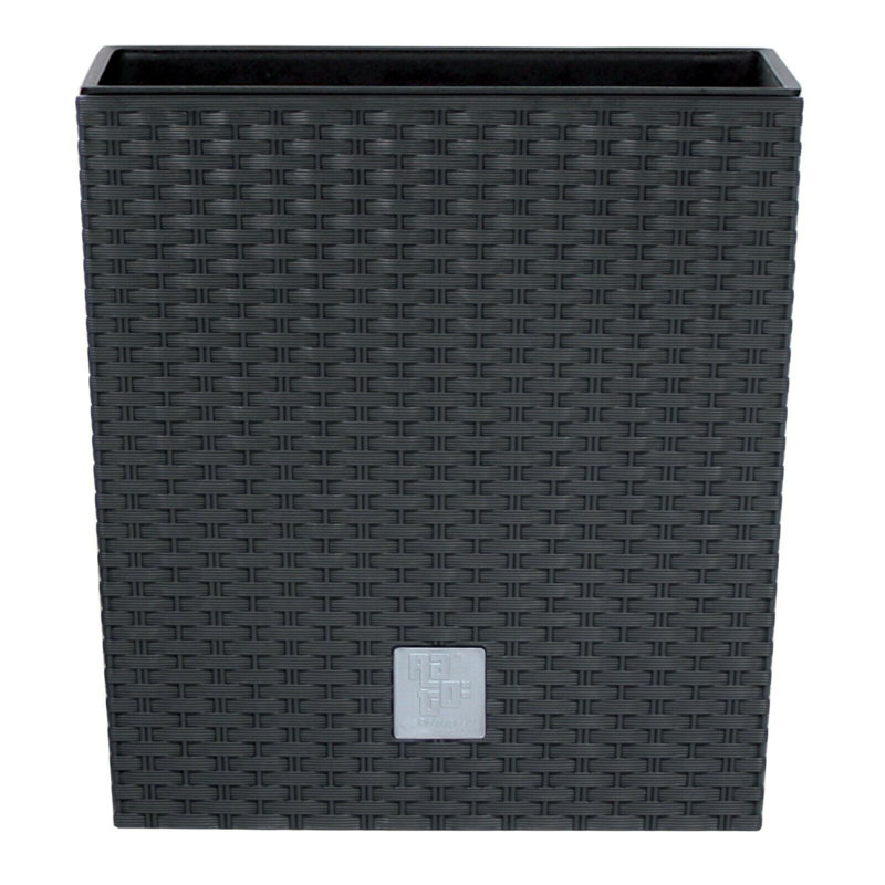 Max Pot Planter, 17cm H x 17cm W x 17cm D, Black