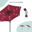 Parasol de marché lumineux 7,5 pi Asylbek-456387853