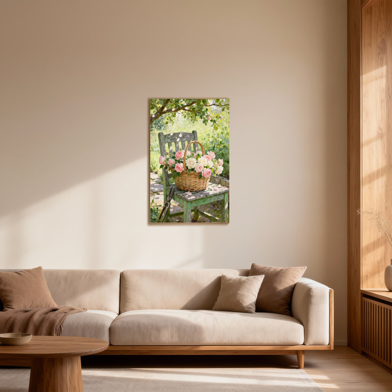 Chaise de jardin Plants & Flowers, H 16 po x l 24 po