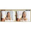 Miroir de salle de bain pour salle de bain avec lumière, cadre intelligent DEL 32 x 24, intensité variable 3 couleurs, antibuée, fonction mémoire, montage vertical et horizontal
