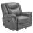 Artrice Upholstered Padded Arm Glider Recliner Grey-1781258674