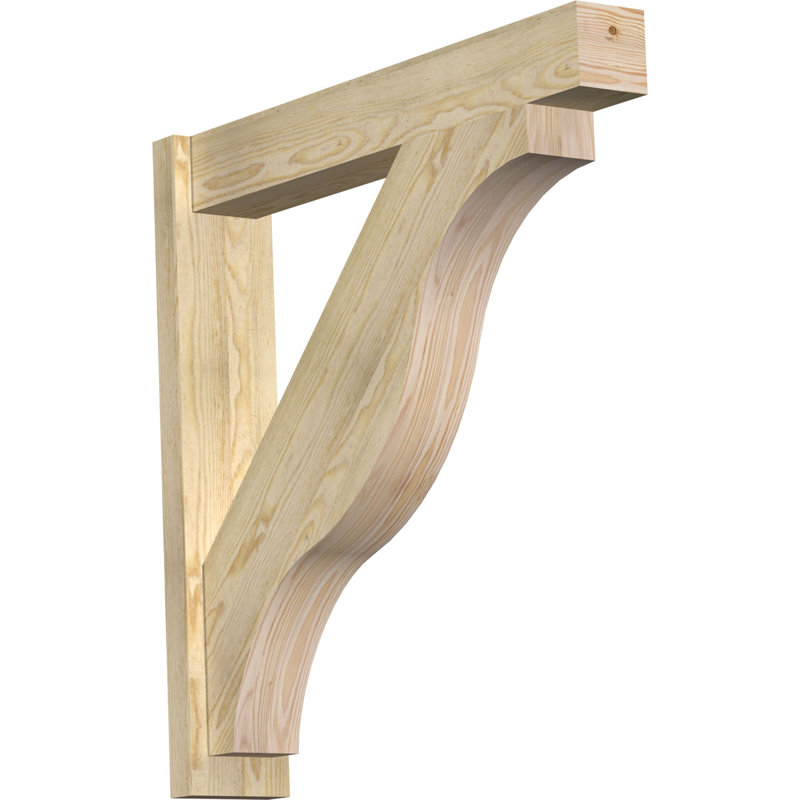 Jeu de blocs Funston, Sapin Douglas de 6 po (sciage brut), P 34 po x H 34 po