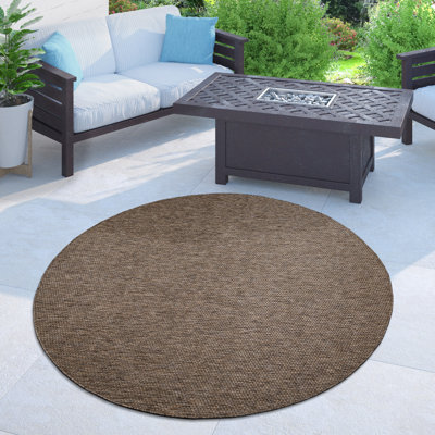 Tapis intérieur / extérieur tissé à la machine Iyana