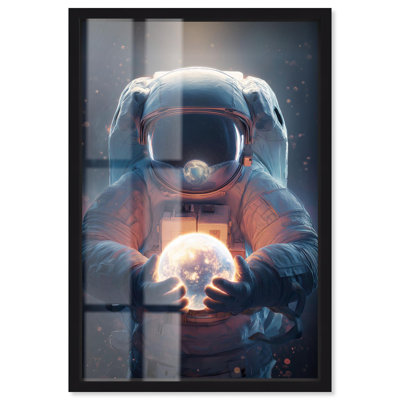 «Last Light Shadowbox» par Art Remedy, cadre noir, 17 x 25