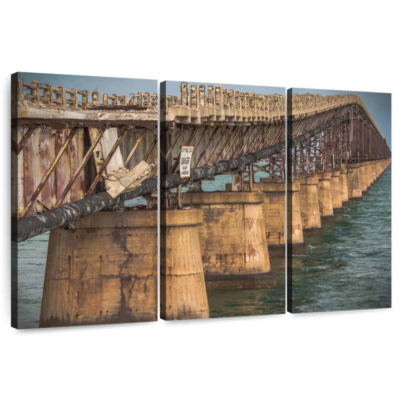 Lilie Rickety, pont de Floride, H 36 po x l 57 po