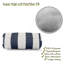 Vertical Stripe Outdoor Bolster Pillow Cover & Insert-337387499