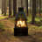 Zien 42.52" H Iron Wood Burning Outdoor Fireplace Chiminea