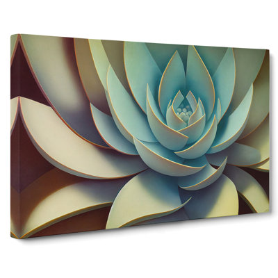 Phenomenal Succulent Plant - Wrapped Canvas