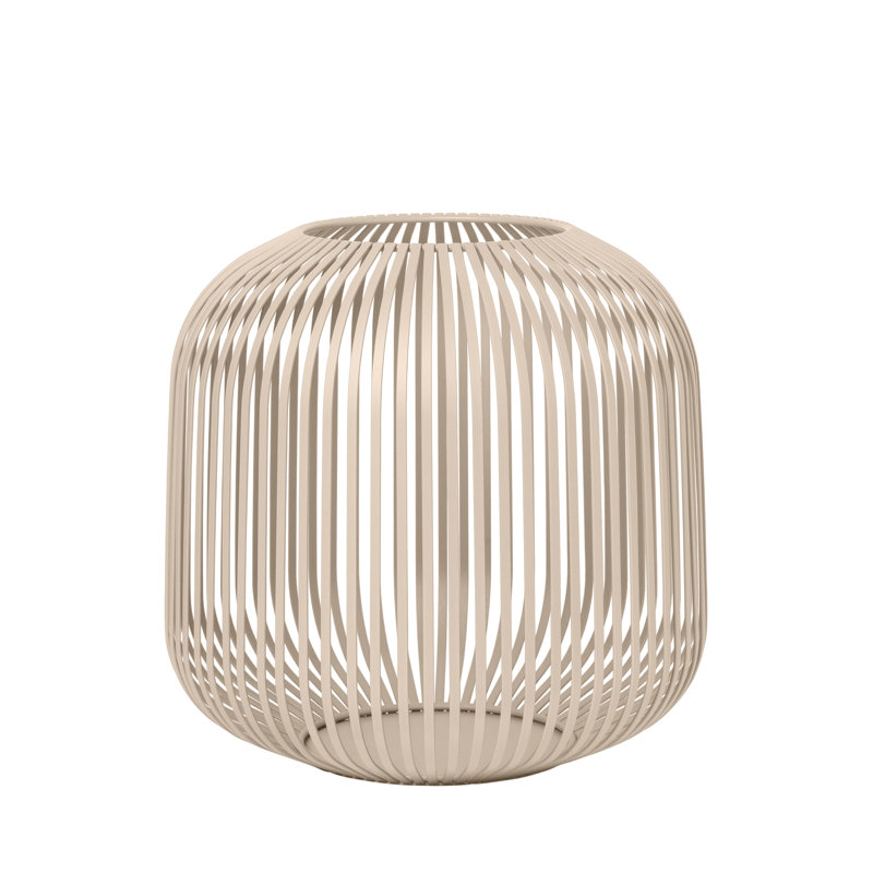 LITO Metal Tabletop Lantern, Nomad, 10.6" H x 10.8" W x 10.8" D