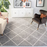 Keana Geometric Gray/Cream Area Rug