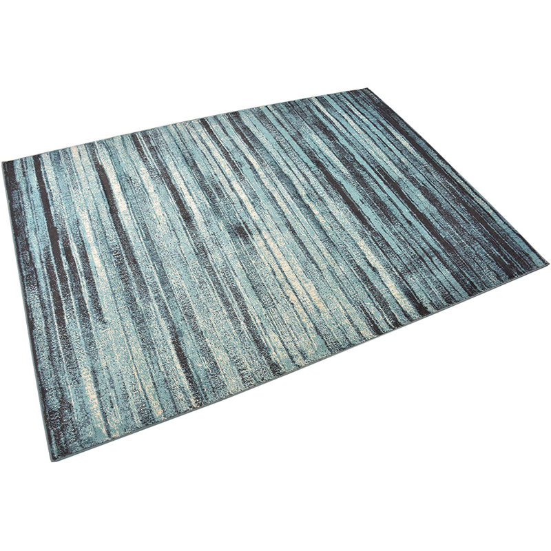 Abstract Striped Area Rug 5' x 7', Rectangle 4'11" x 6'11"