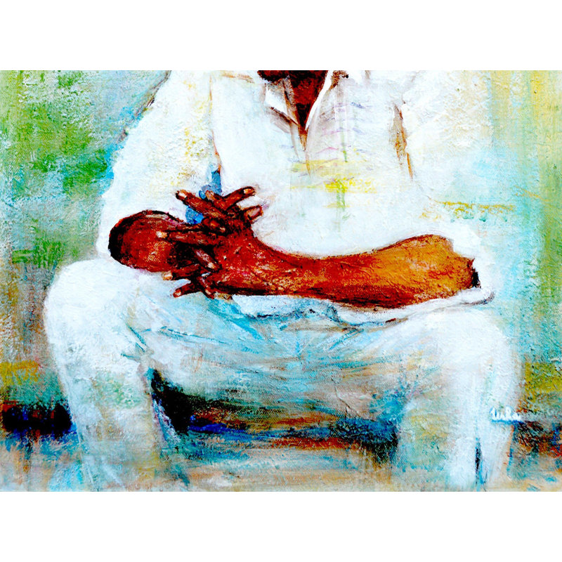 Deep In Thoughts | Acrylic On Canvas | By Usha Shantharam