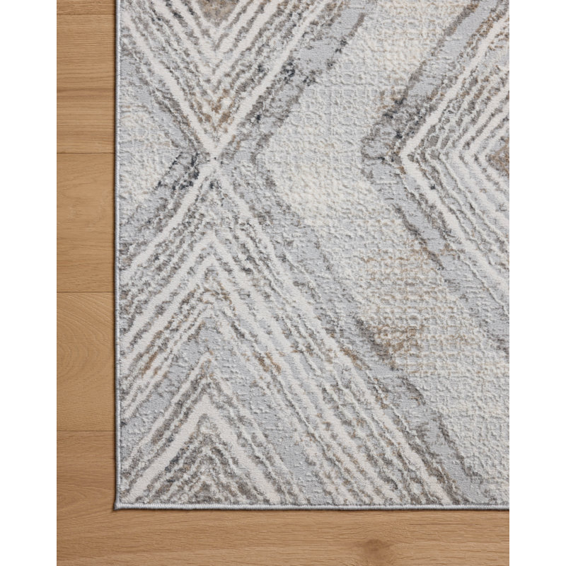 Hollis Mist / Natural Area Rug, Rectangle 6'7" x 9'3"