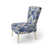 Cobalt Blue Brocade Victorian Pattern