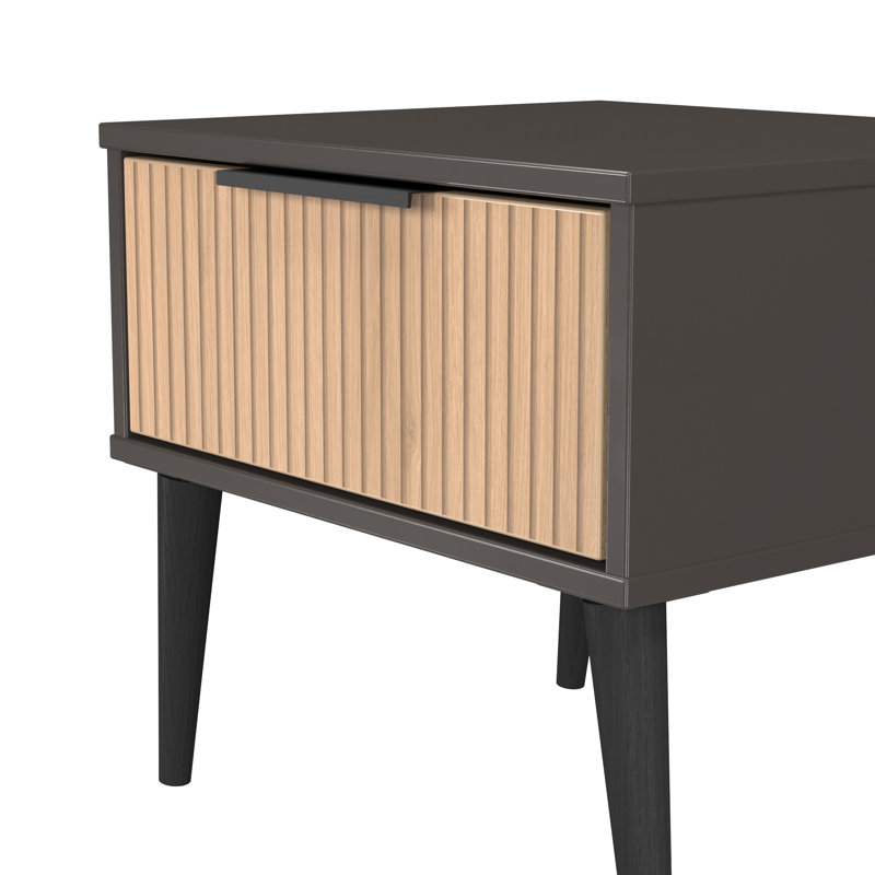 45cm W Manufactured Wood Bedside Table