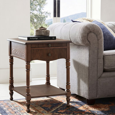 Falgout 20"W 26"Tall 1-Drawer End Table