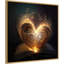 «The Illuminated Heart» par Judy, reproduction d'art sur toile encadrée-443954101
