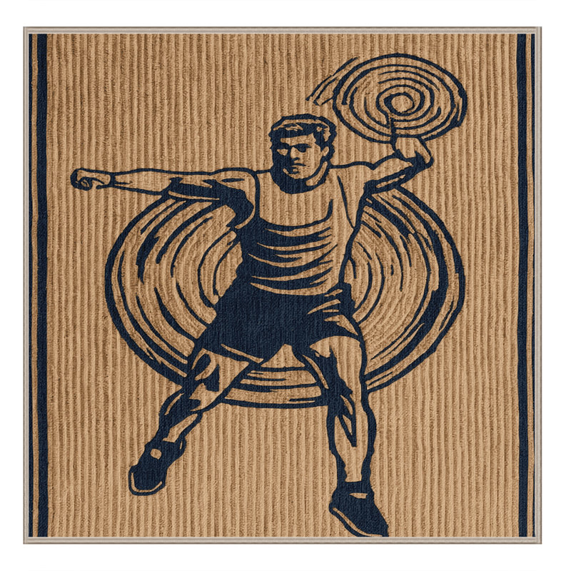  Tapis lavable Discus, Rectangulaire 2 pi x 3 pi