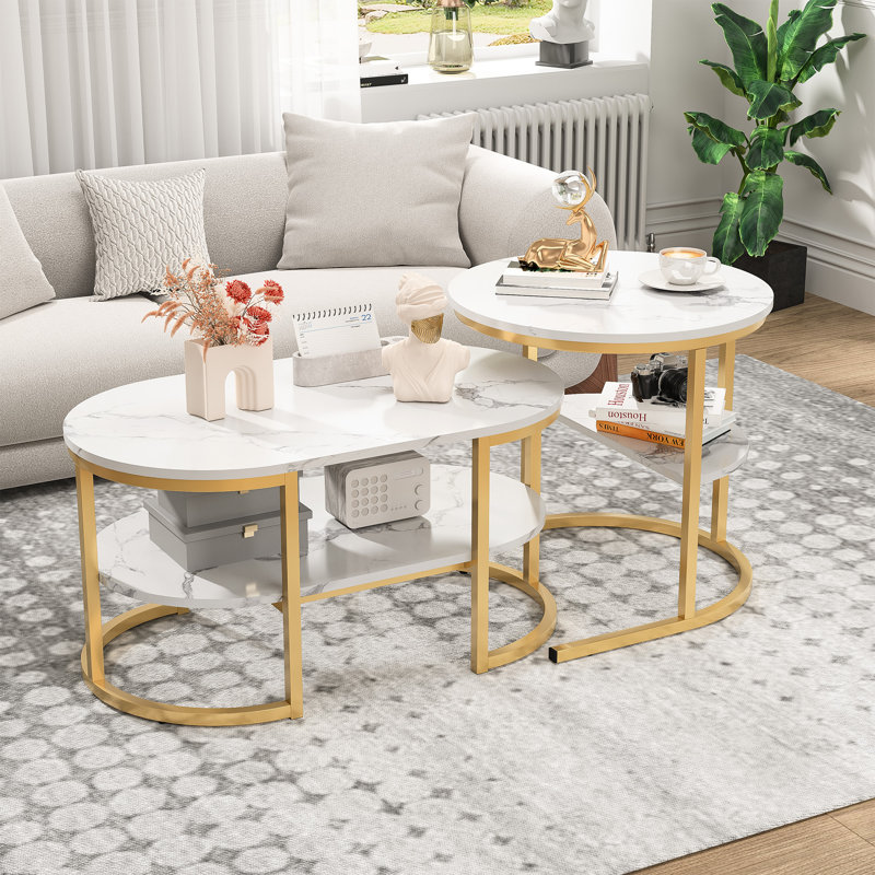 Coffee Table, Gold