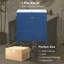 Meuble-lavabo bleu 30 po avec lavabo simple, meuble-lavabo sous-comptoir, armoire de rangement avec 2 portes et un tiroir, fermeture en douceur, rangement multifonctionnel, structure en bois massif-130186575